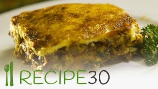 Vegetarian Moussaka recipe [upl. by Hareema]