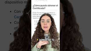 Solicitar el CERTIFICADO DIGITAL 📝 Paso a paso 🧐 shorts [upl. by Nylahsoj]