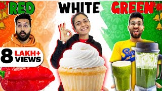 😱 Having Only ONE COLOR Food 😱  60 minute Food Challenge [upl. by Aronid]