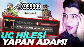 OHA 😮 UC HİLESİ YAPAN ADAMLA KONUŞTUM  PUBG Mobile [upl. by Chelsey]