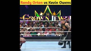 Randy Orton RKOs Adam Pearce Crown Jewel 2024 shorts wwe [upl. by Ozkum]