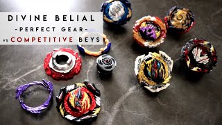 COMPETITIVE Combos vs Perfect Gear DIVINE BELIAL  Beyblade Burst Ultimate [upl. by Nivrem767]