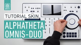 AlphaTheta OMNISDUO White Skin  How to apply a dj controller Skin Tutorial Doto Design [upl. by Ellener]