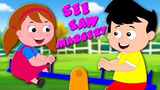 See Saw Margery Daw  Kindergarten Nursery Rhymes For Kids  Cartoon Videos For Toddlers by Kids Tv [upl. by Hunsinger]