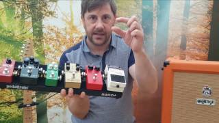 PEDALTRAIN NANO  CIOKS DC5 Pedalboard talk PART 1 [upl. by Idrahs]