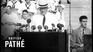 Roosevelt Speech On Pacific War 1942 [upl. by Anitnatsnok]