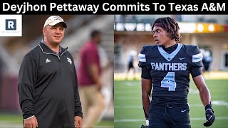 Deyjhon Pettaway Commits To Texas AampM  Texas AampM Football Recruiting Update [upl. by Ilsa]