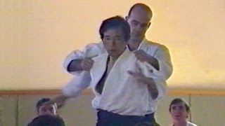 Aikido  Tamura Nobuyoshi shihan  1990  Dijon [upl. by Cchaddie]