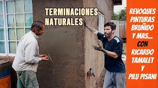 PINTURAS Y REVOQUES NATURALES CON RICARDO TAMALET Taller de Bioconstrucción en PUNTA INDIO [upl. by Mehsah879]