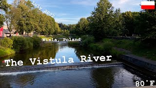 The Vistula River in Wisla Poland 2022  Timelapse [upl. by Niliak]