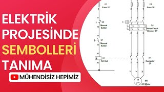 ELEKTRİK PROJELERİ SEMBOLLERİ TANIMA [upl. by Genesa607]