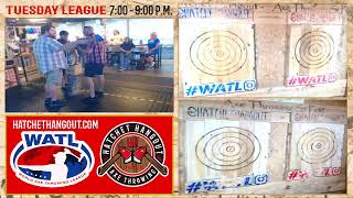 Hatchet Hangout  Axe Throwing St Pete WATL SEASON 4 HATCHET LEAGUE WEEK 8 [upl. by Manuela]