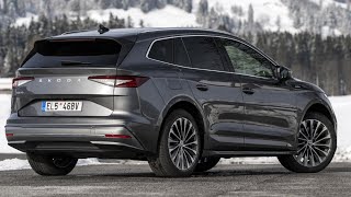 New Škoda Enyaq LampK SUV 2024  More Powerful Drivetrains Faster Charging and even more Range [upl. by Nwahsaj825]