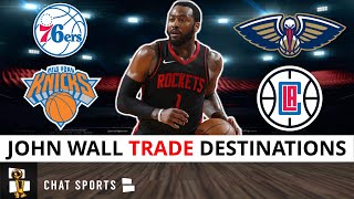 NBA Rumors John Wall Trade Destinations  Wall With Kawhi amp Paul George Wall amp Zion Williamson [upl. by Nyberg]