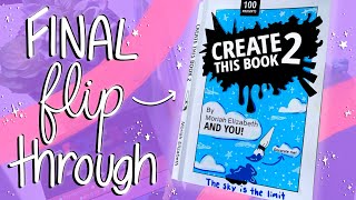 Create This Book 2 FINAL FLIP THROUGH Moriah Elizabeth [upl. by Ardnekal]