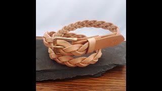 Making a Mystery Braid Belt Full Video [upl. by Brace]