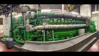 JENBACHER cogeneration JMS 624GSNL 44 MW year 2011 43000 hours [upl. by Acined]