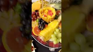 Présentation d’un buffet de fruits artistiquement monté par mes soins🍏 [upl. by Maressa]