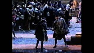 Auto da fé Sire egli è tempo chio viva Don Carlo Verdi Teatro Real [upl. by Hubsher485]