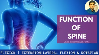 FUNCTIONS OF SPINE BIOMECHANICS OF SPINE  SPINE BIOMECHANICS Part5 [upl. by Ofloda]