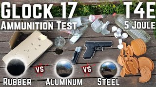 T4E Pistols  Ammo Comparison caliber 43 airgun [upl. by Hedy]