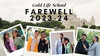 Best Farewell Party 202324 ll ADIEU ll Gold Life School ll Best Farewell Video ll School Farewell [upl. by Eiryt898]