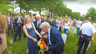 Son of Fallen Marine Greets Trump What He Did Next Will Give You Chills [upl. by Nooj]