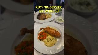 WÓDKA GESSLER NA WIDELCU  restauracja Adama Gesslera  jak tam jest jedzenie warszawa shorts [upl. by Sirraf]