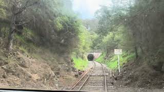 Riding on the Yarra Valley Tourist Railway out of Healesville Station on a Walker Railmotor [upl. by Ietta]