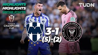 HIGHLIGHTS  Monterrey 5312 Inter Miami  CONCACHAMPIONS 2024  TUDN [upl. by Cherie184]