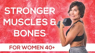 Osteoporosis amp Osteopenia Workout with Dumbbells THATS NOT LAME [upl. by Eusebio]