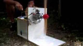 Testing rc plane motor Gas Engine spe 26cc Rodaje [upl. by Scrogan537]