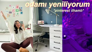 PINTEREST ODASI YAPIYORUM ♡ benimle odamı yenileyin [upl. by Gean237]