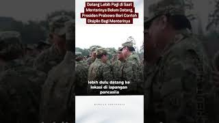 Moment Presiden Prabowo datang lebih Pagi saat Menterinya belum Datang indonesia [upl. by Tyree]