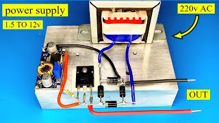 Build Your Own 12V Power Supply  Perfect for Your Projects [upl. by Aiehtela]