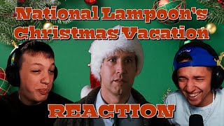 National Lampoons Christmas Vacation 1989 MOVIE REACTION FIRST TIME WATCHING [upl. by Assylla625]