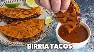 Mexican Birria Recipe the Best Beef Birria Tacos amp Quesabirria [upl. by Ycnan]