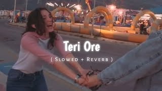 Teri Ore  Slowed And Reverb Lofi Song [upl. by Nwonknu869]