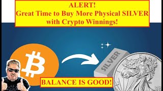 ALERT Great Time to Buy MORE Physical Silver With Crypto WINNINGS Bix Weir [upl. by Deach]