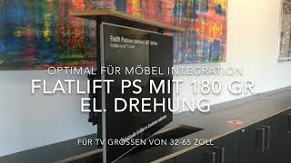 Wohntipps TV Lift elektronisch 180° drehbar bis 65 Zoll [upl. by Whalen67]