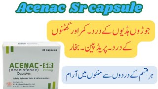 Acenac Sr capsule uses in urdu and Hindi  Acinac sr capsule uses benefits and side effects [upl. by Eittocs52]