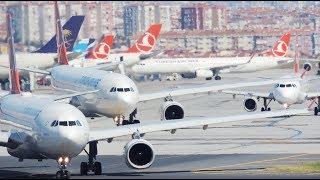 Plane spotting Istanbul Ataturk Airport IST  23092017 [upl. by Alisander]