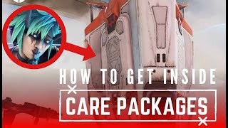 HOW TO GET INSIDE CARE PACKAGES IN APEX LEGENDS SEASON 21 [upl. by Raymond]