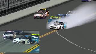 Ryan Newman 2020 Daytona 500 Crash NR2003 Reenactment [upl. by Lesna90]