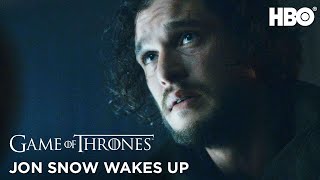 Jon Snow Wakes Up  Game of Thrones  HBO [upl. by Ethelstan]