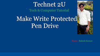 How to Make Write Protected Pen Drive Easily [upl. by Farland]