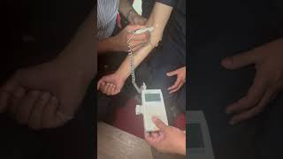 Portable doppler for vascular injury trauma centreaiims rishikesh shorts youtubeshorts [upl. by Nylkaj]