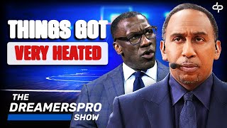 Shannon Sharpe Gets Heated At Stephen A Smith For Saying Lebron Is Soft Compared To Michael Jordan [upl. by Cohbath]