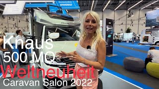 Caravan Salon 2022  Weltneuheit Knaus Tourer Van 500 MQ  XPENT BAD [upl. by Anale761]