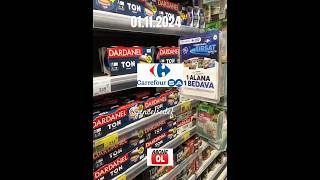 indirim carrefour carrefoursa marketalışverişi marketvlog shopping [upl. by Nosro]